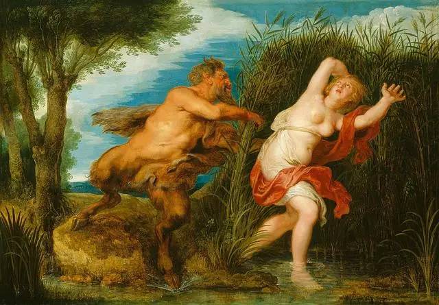 pan and syrinx by Tablou Rubens ,1620.jpeg